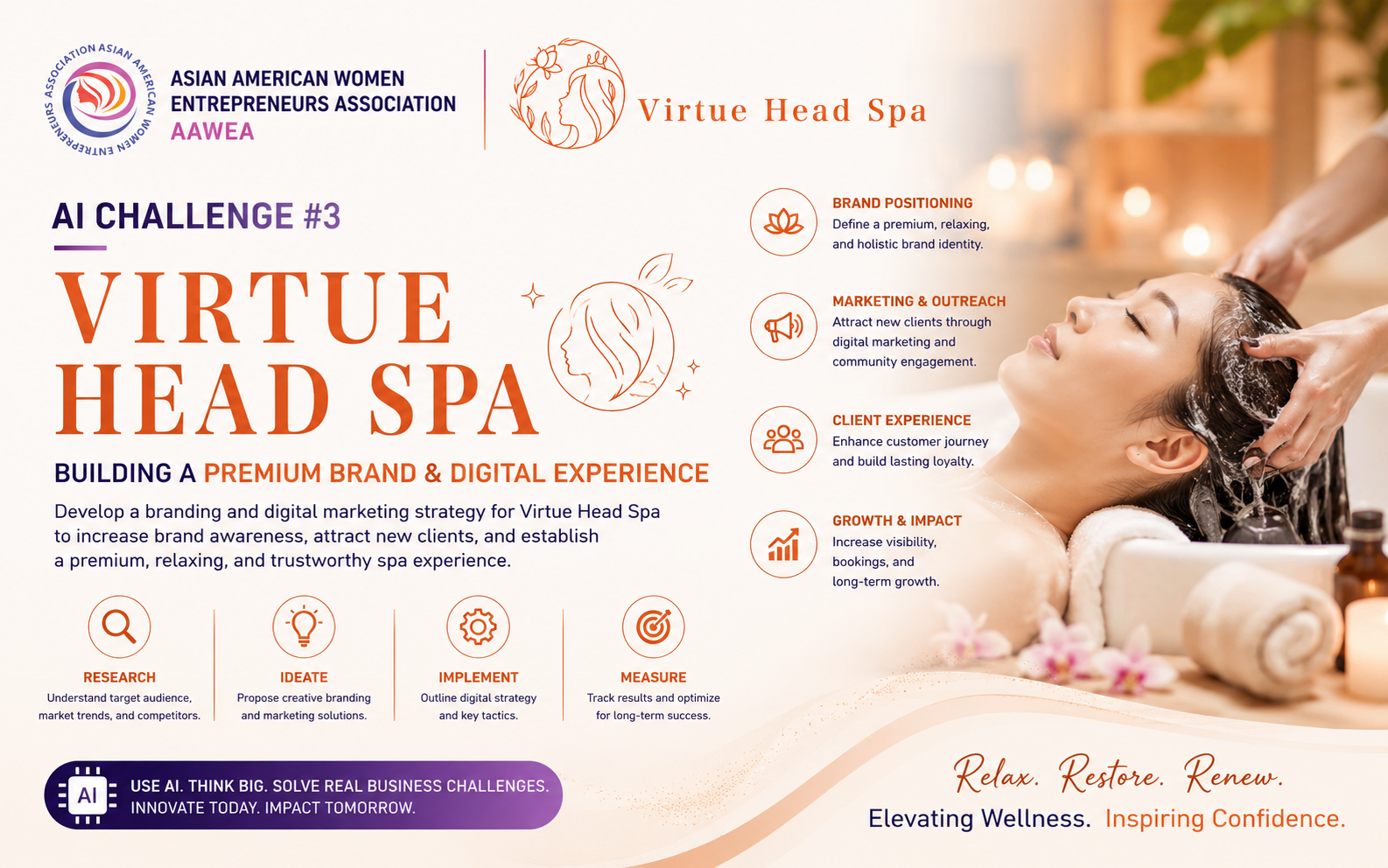 Virtue Head Spa 品牌推广挑战