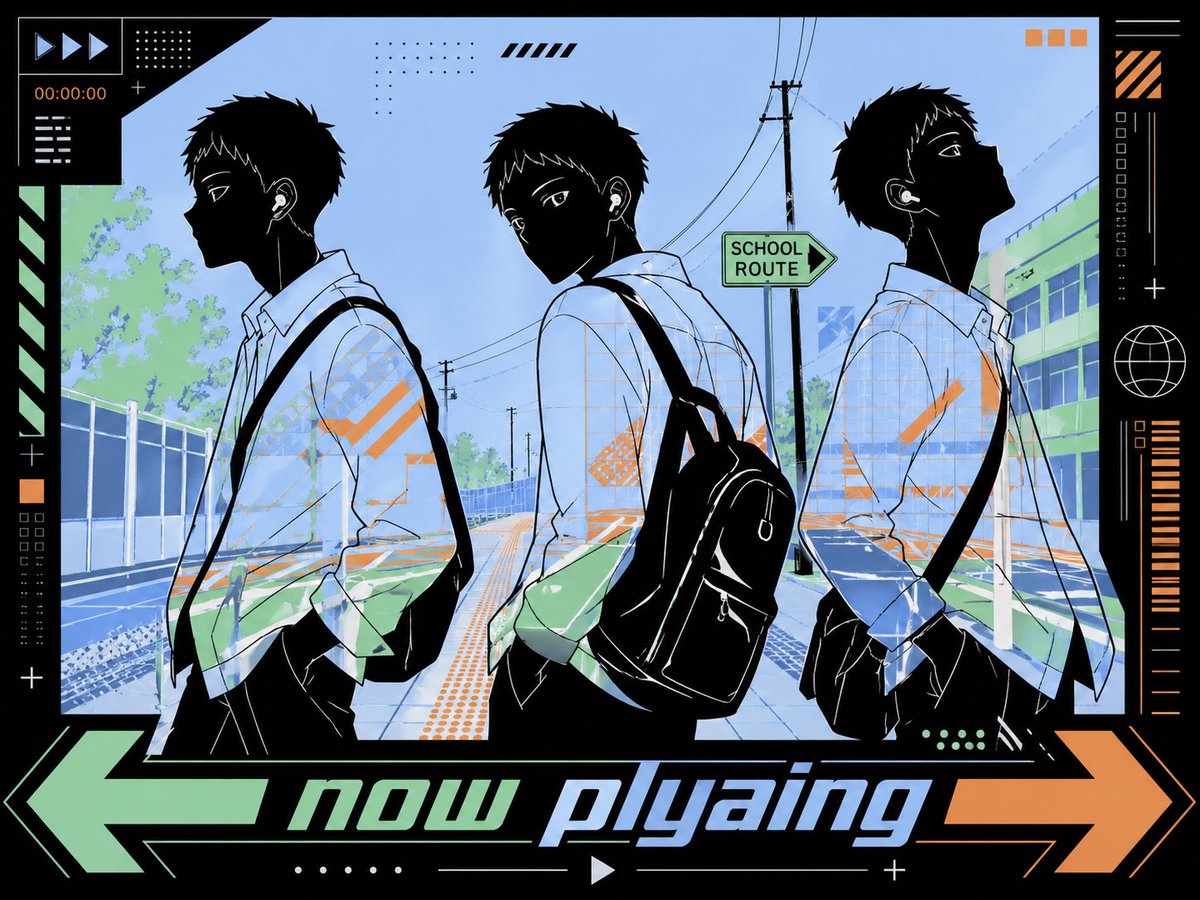 Anime Now Playing School Street Poster