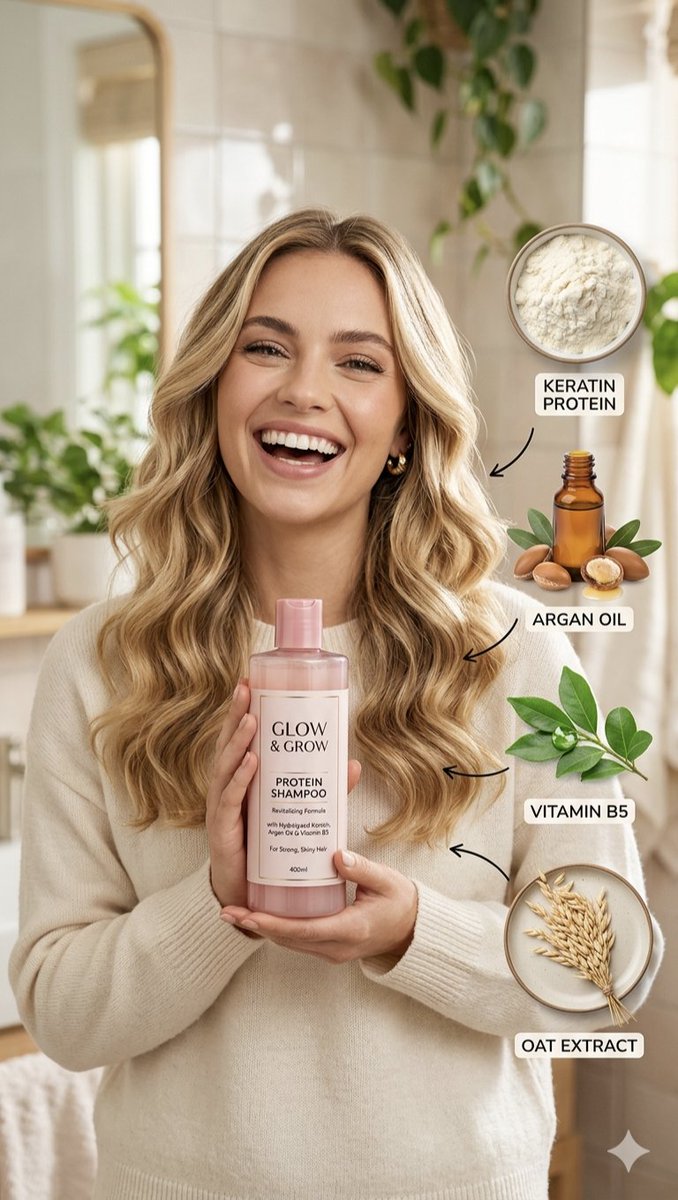 Infographic / Edu Visual - Hair Care Product Infographic