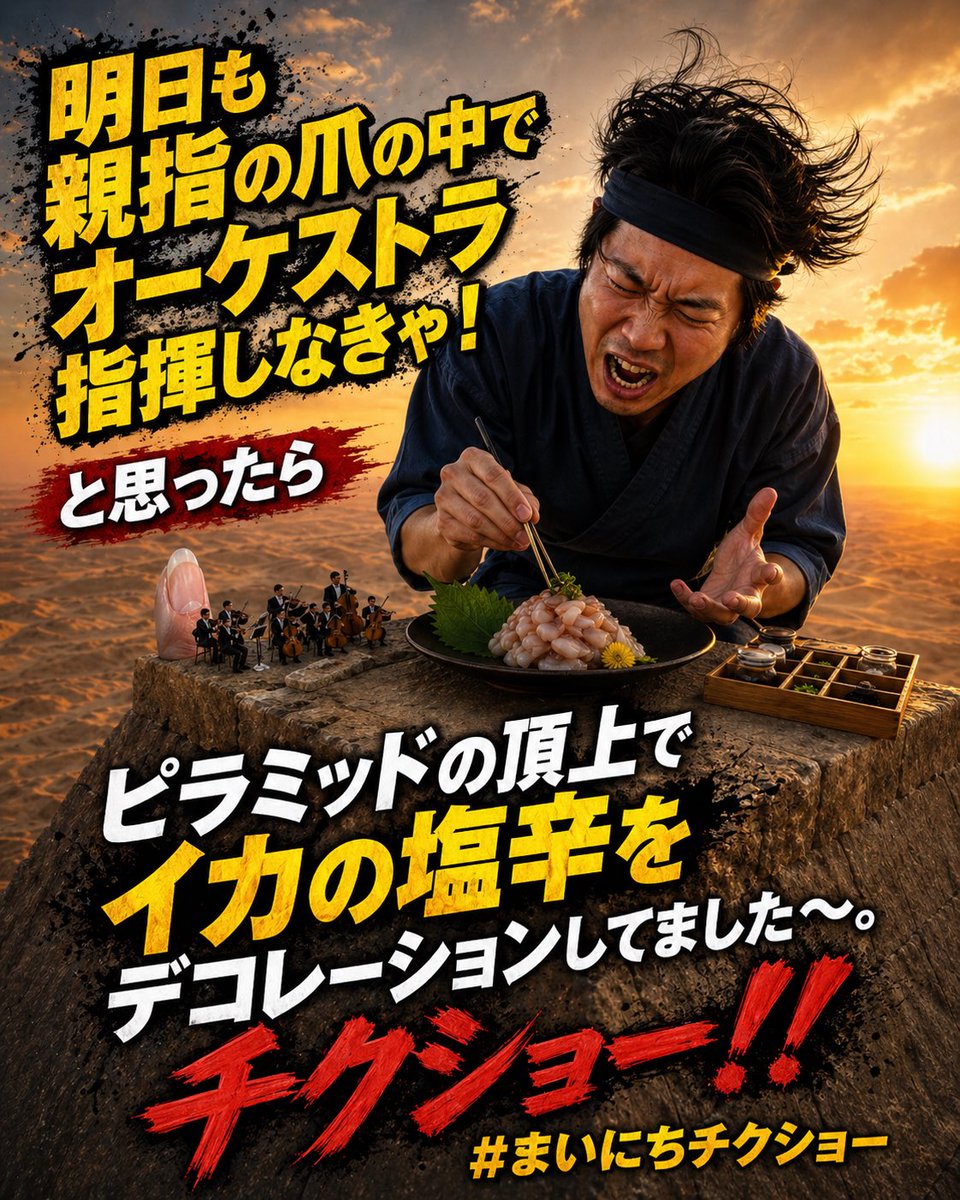 YouTube Thumbnail - Surreal Japanese Meme Thumbnail at Pyramid