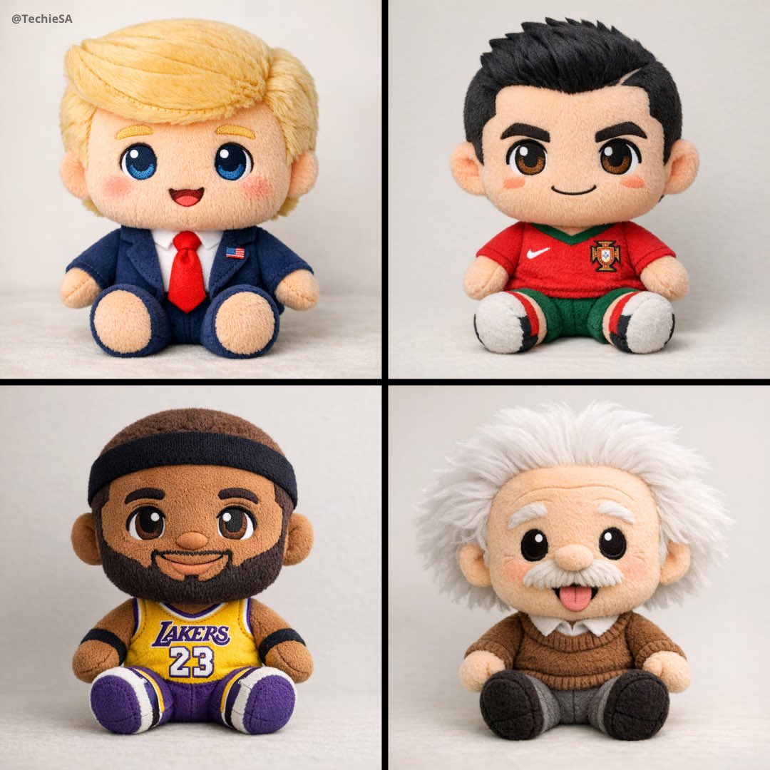 A soft, high-quality plush toy of [CHARACTER], with an oversized head, small body, and stubby limbs…
