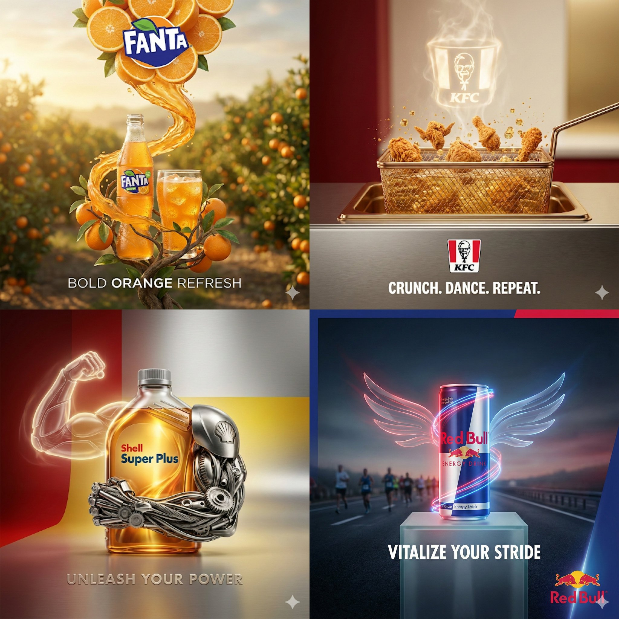 Create a realistic yet surreal creative advertisement for [PRODUCT NAME] in the [PRODUCT CATEGORY] …