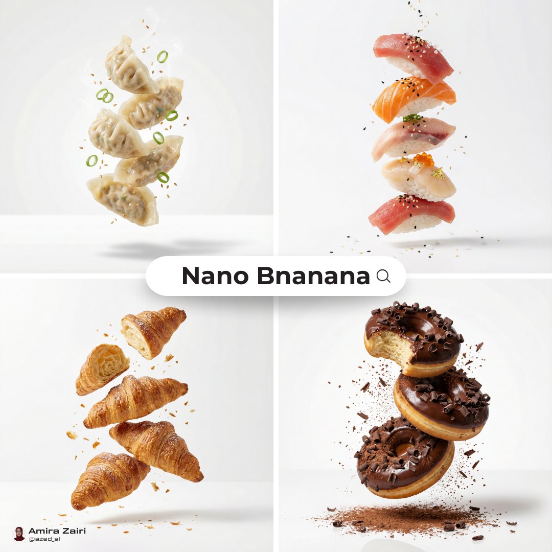 [subject], premium food advertising, white seamless background, high key studio lighting, floating …