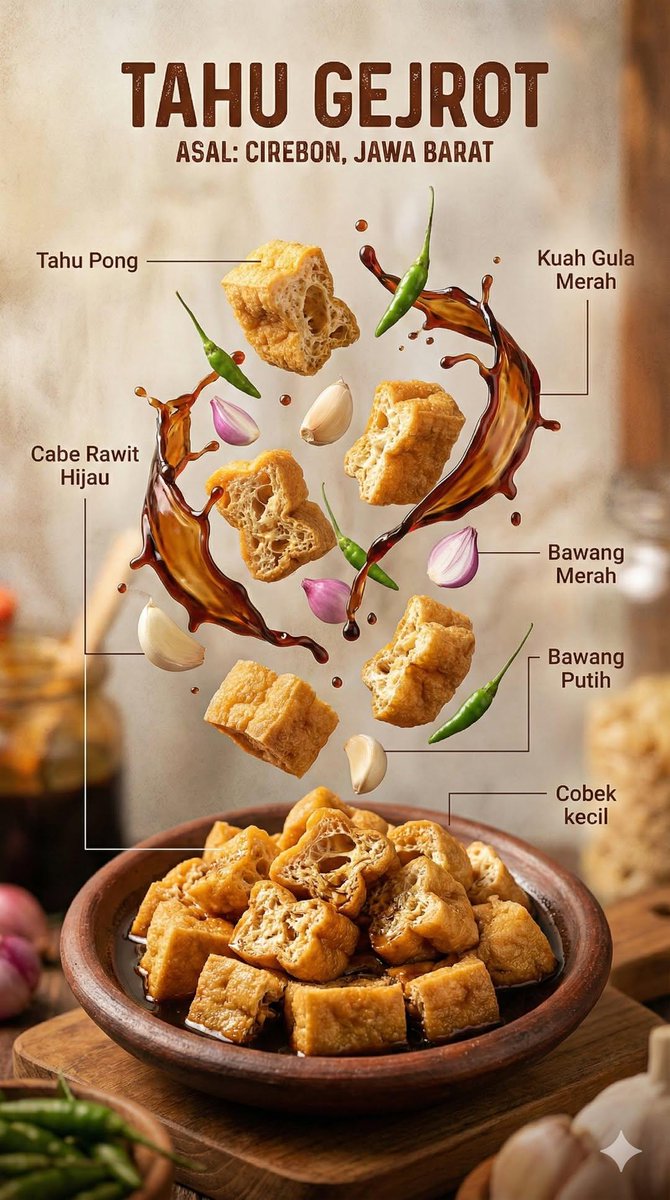 { "image_prompt": { "type": "Hyper-realistic food infographic", "subject": { "cuisine": "Indonesian…