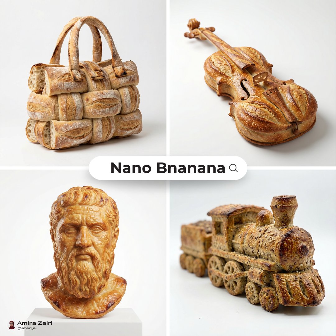 A highly realistic sculpture of a [object], crafted entirely from [bread type], photorealistic, ult…