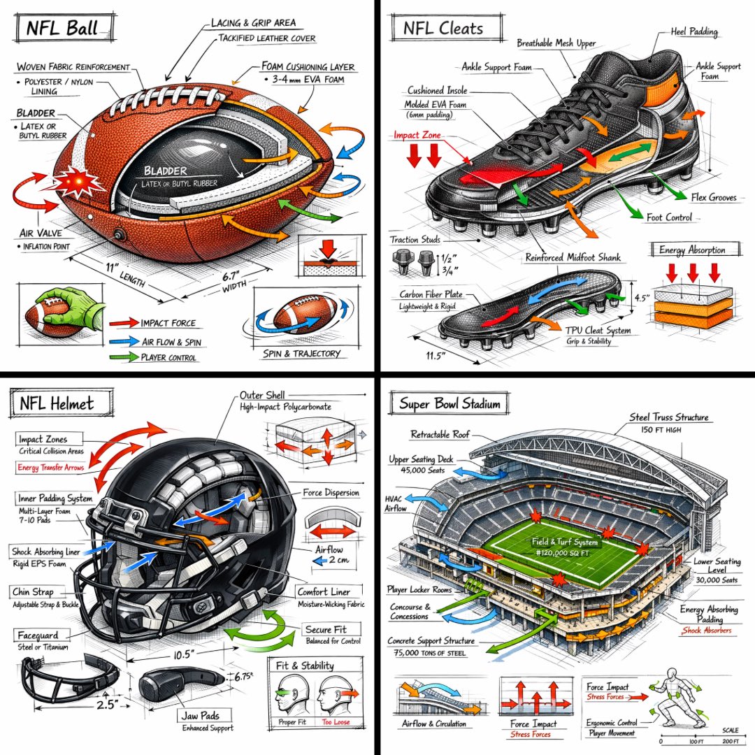 Create a technical infographic of [OBJECT] with a 45-degree isometric 3D perspective, slightly tilt…