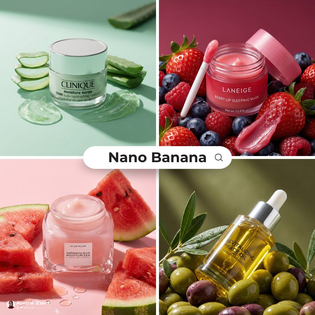 [product], premium skincare product ad, the product placed directly on and surrounded by fresh [fru…