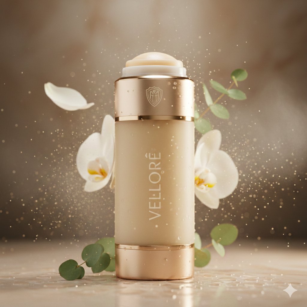 { "master_prompt": { "product": { "type": "luxury body deodorant", "brand_name": "VELORÉ", "product…