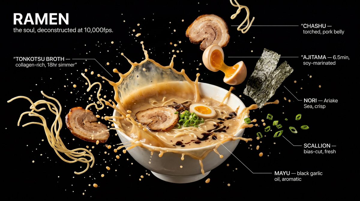 [DISH] captured at the exact millisecond of a dramatic liquid explosion, high-speed photography fro…
