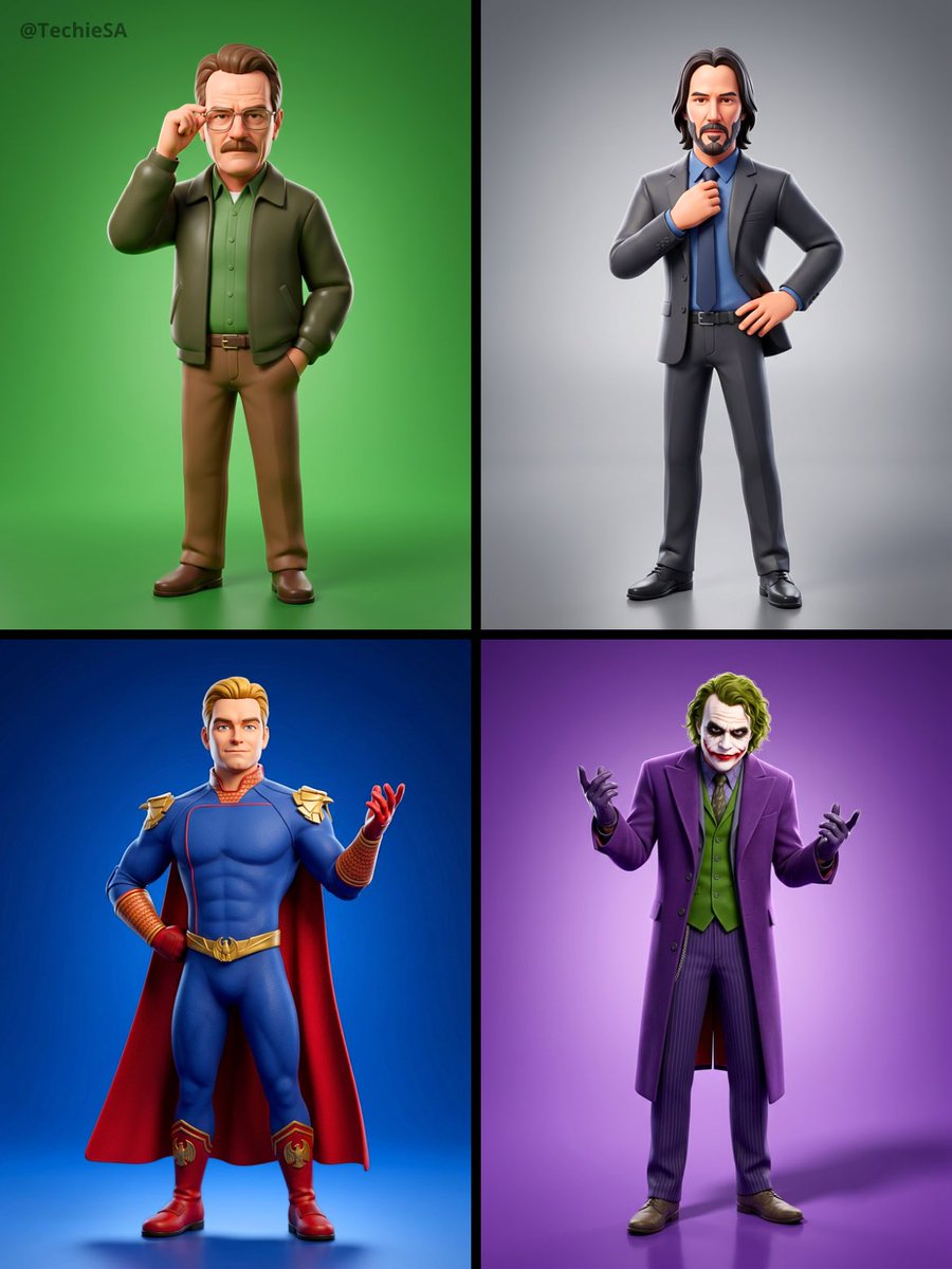 Transform the referenced person into a premium stylized 3D animated character, full body hero shot,…