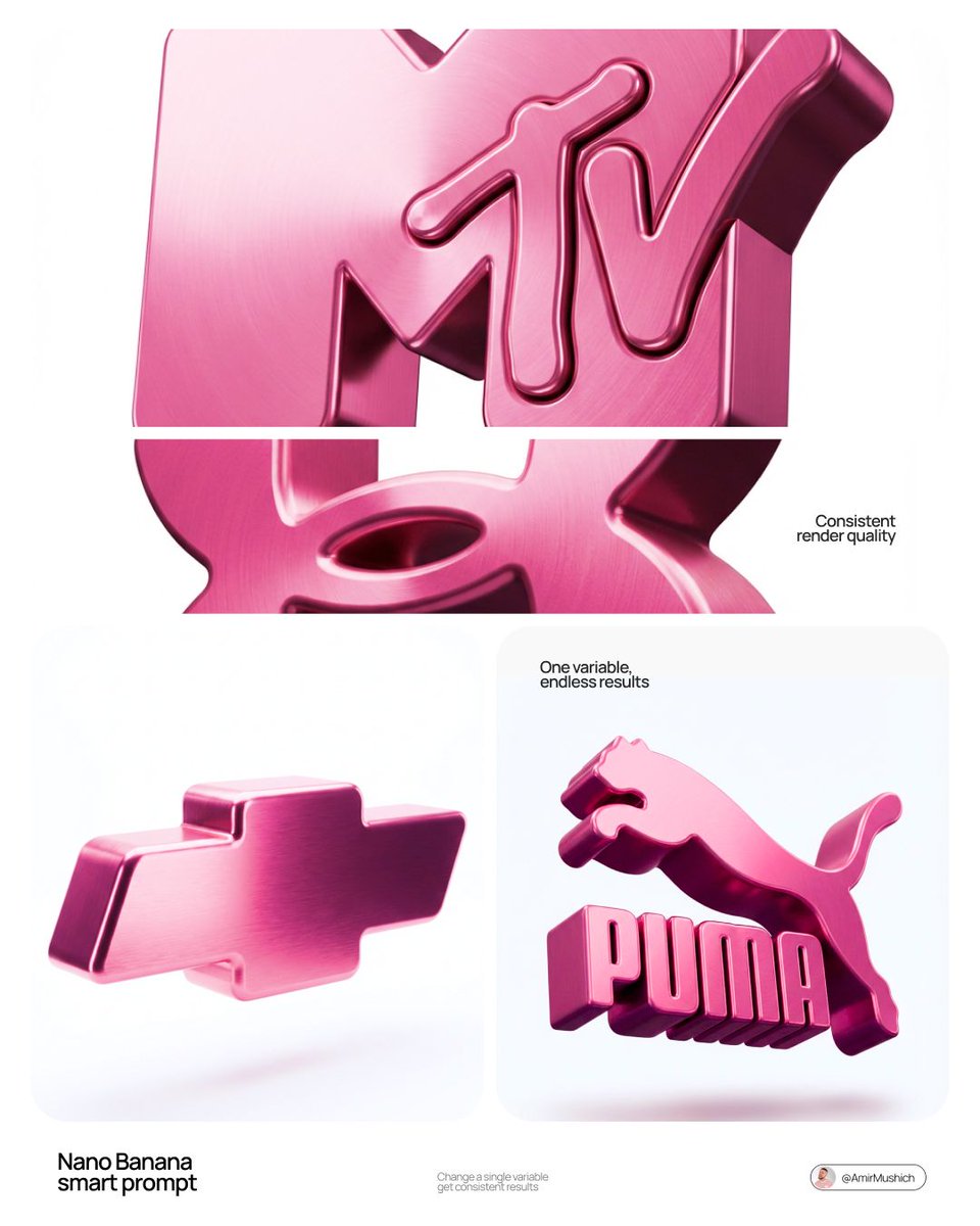 [BRAND NAME]. Act as a 3D Product Visualization Artist. PHASE 1: LOGO TO 3D OBJECT Take the [BRAND …