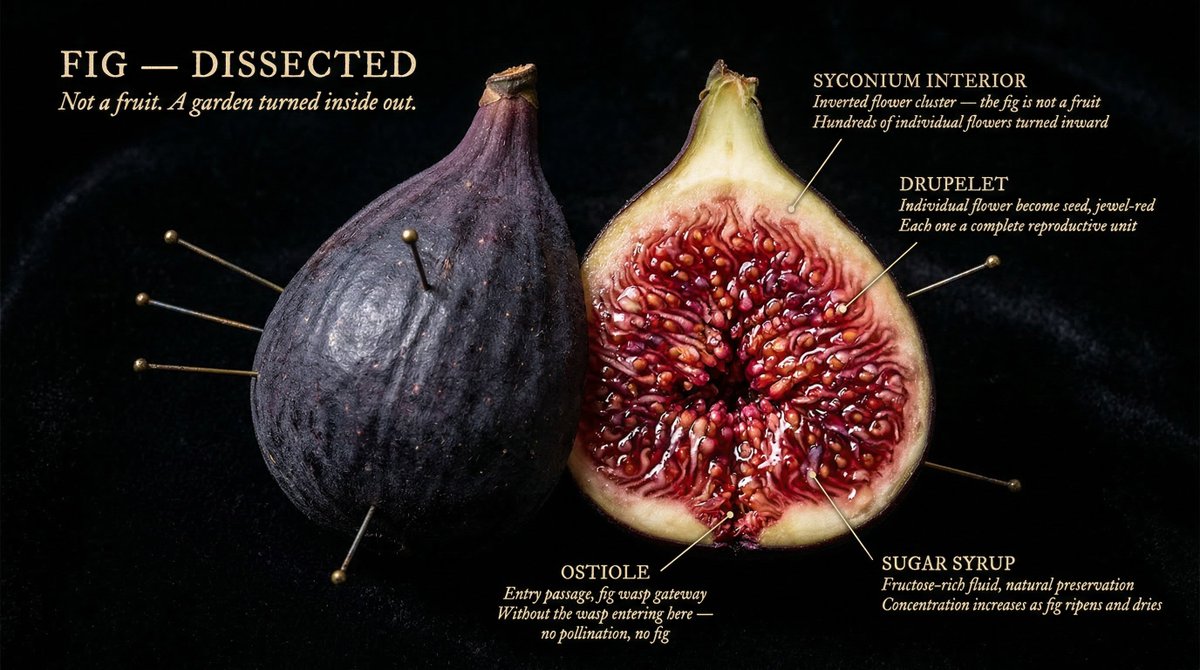 [NATURAL OBJECT] dissected as if by a master naturalist who found it in the wild. Split and pinned …