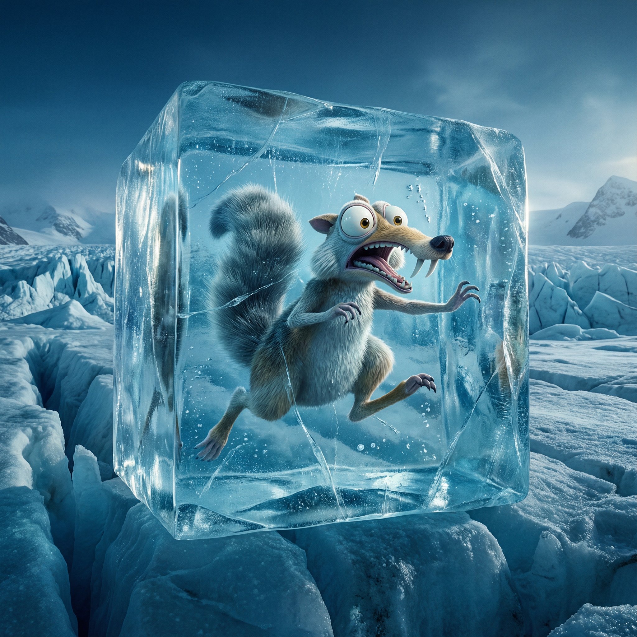 Frozen Moment in Ice