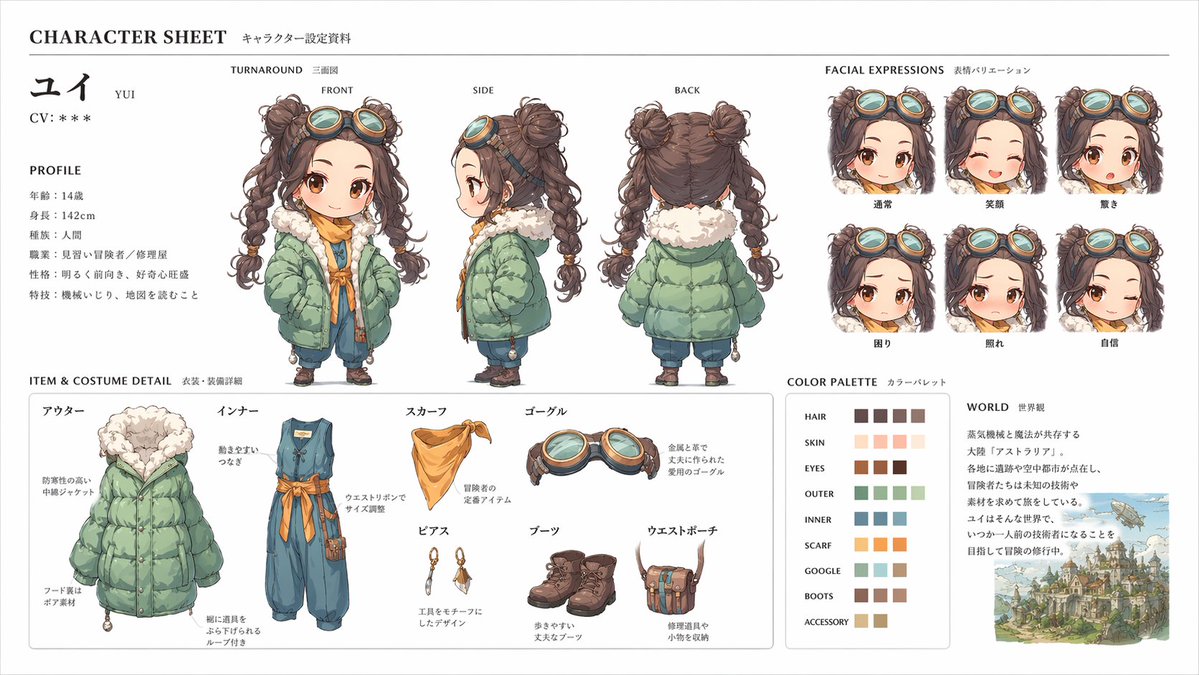 Official Character Sheet