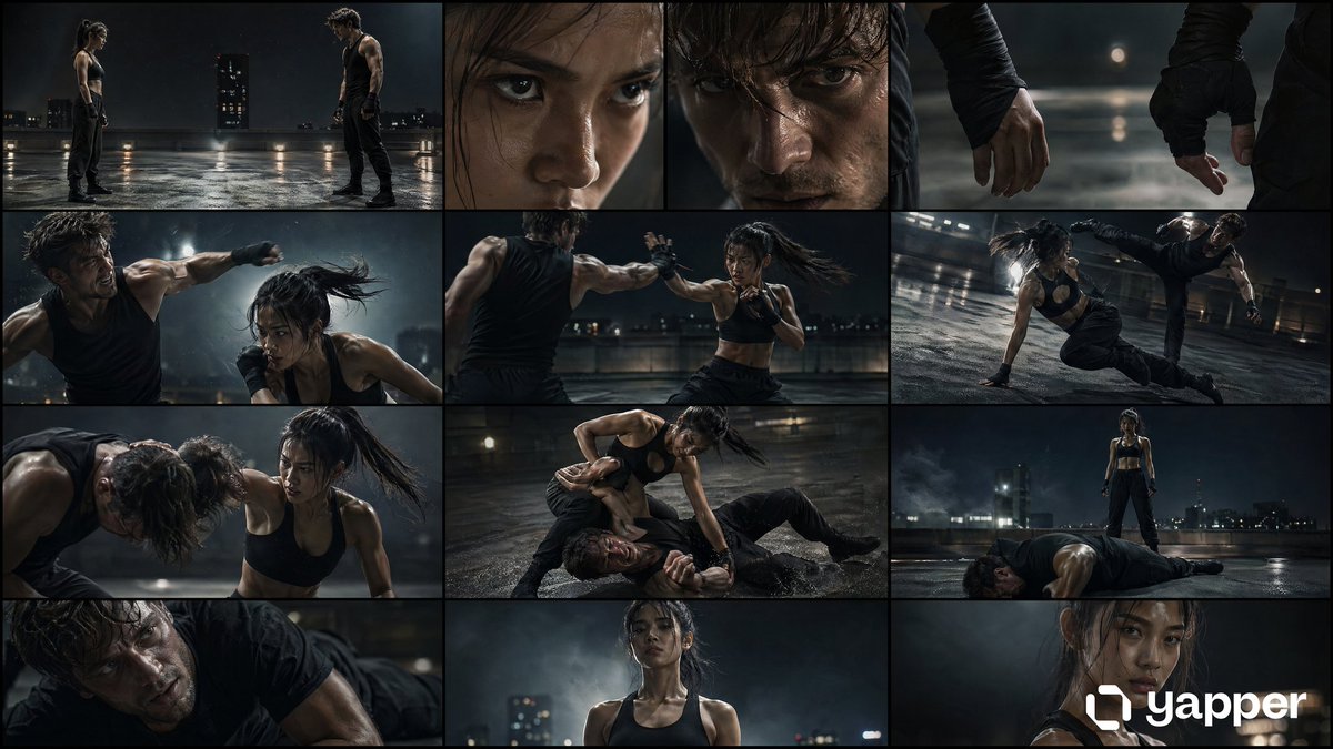 Cinematic Fight Storyboard