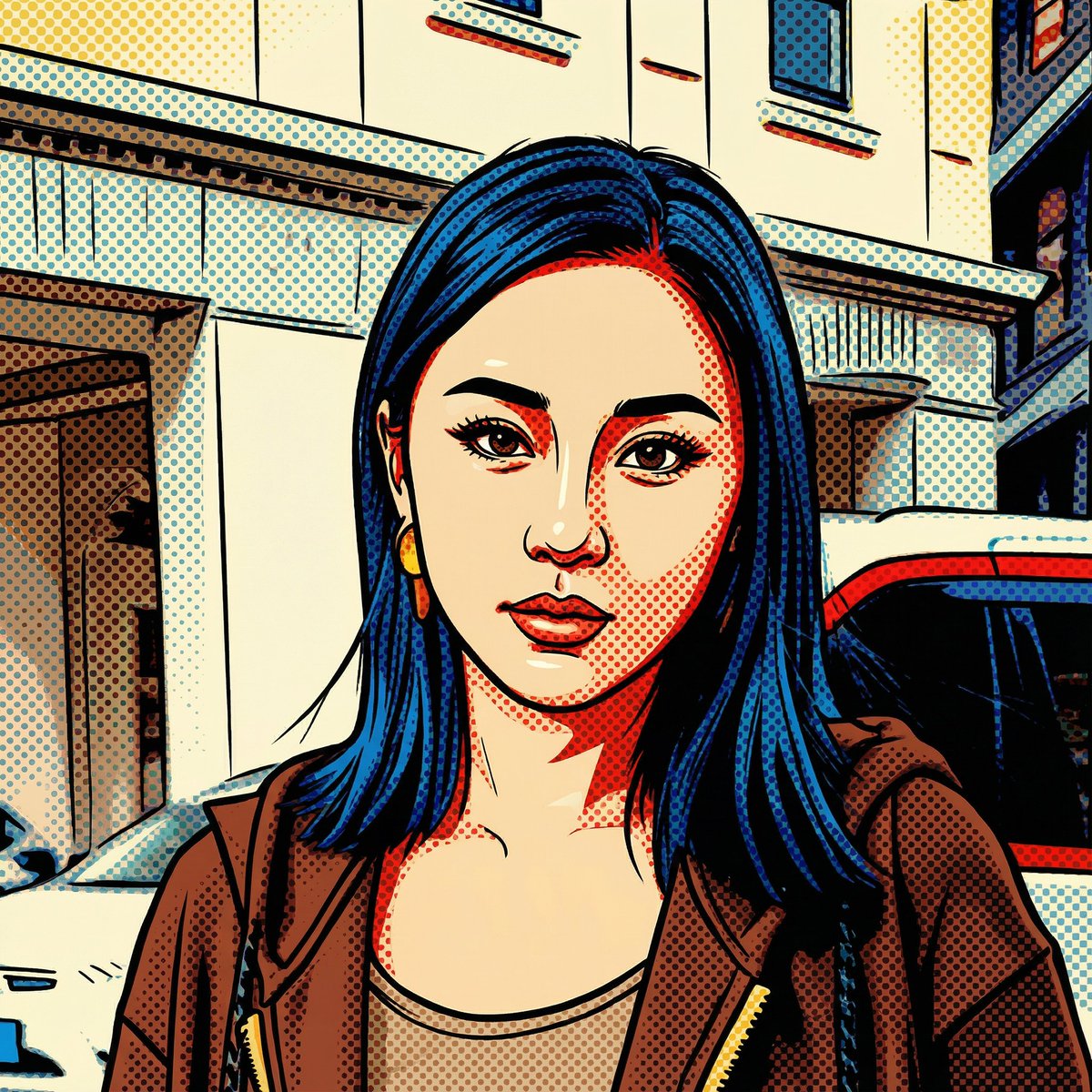 1960s Pop-Art Comic Book Portrait (Live Announcement)