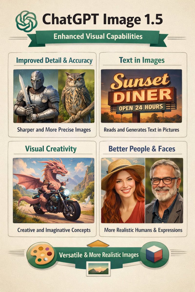 Infographic on ChatGPT Image 1.5