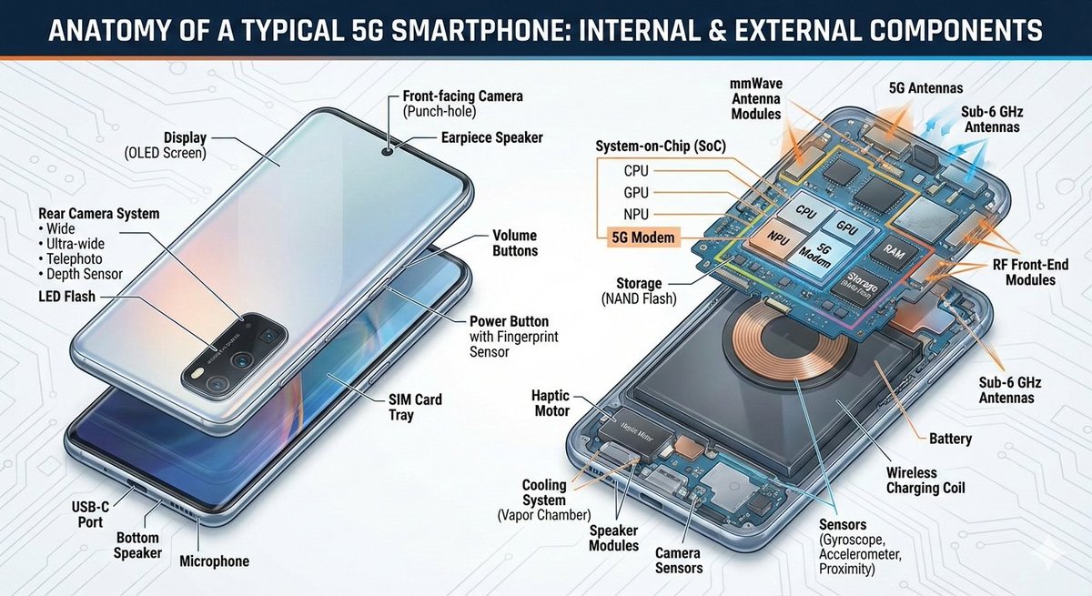 5G Smartphone Infographic Prompt