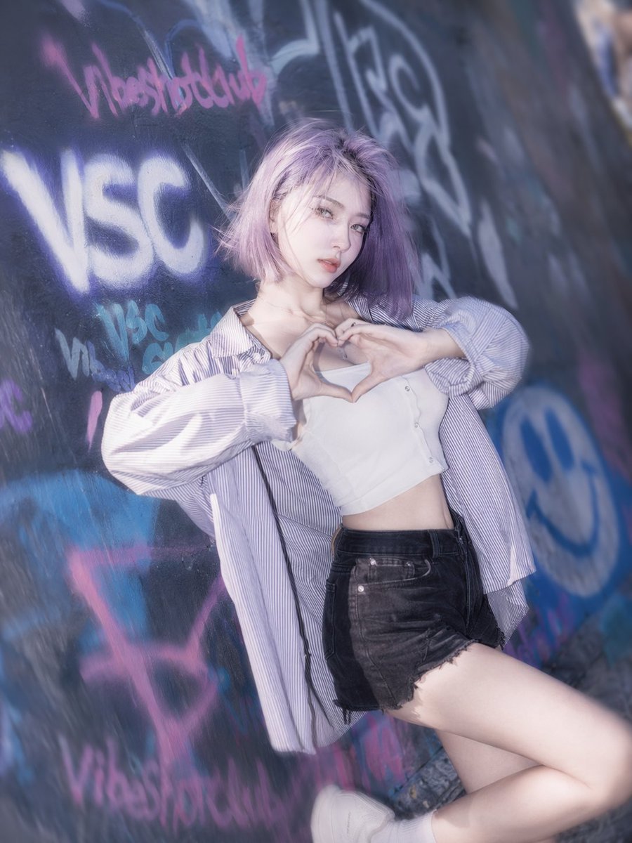 Urban Streetwear Portrait with Graffiti