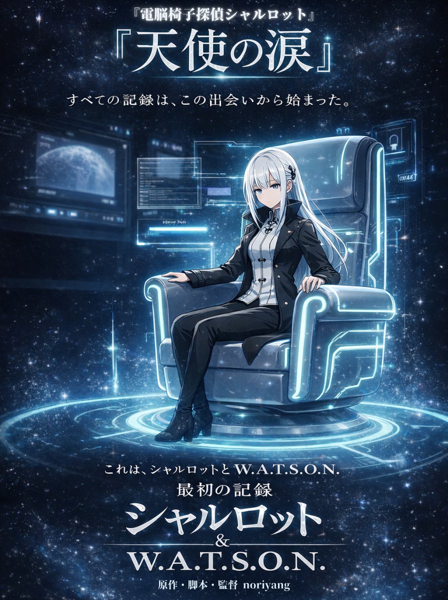 Sci-Fi Anime Detective Poster