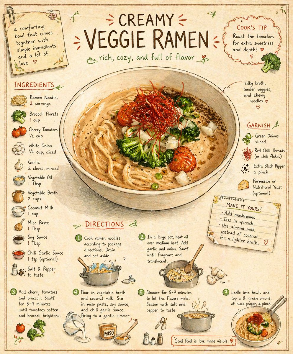 Vintage Cookbook Illustration
