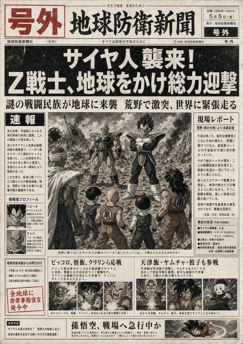 Fictional Newspaper Newspaper Extra