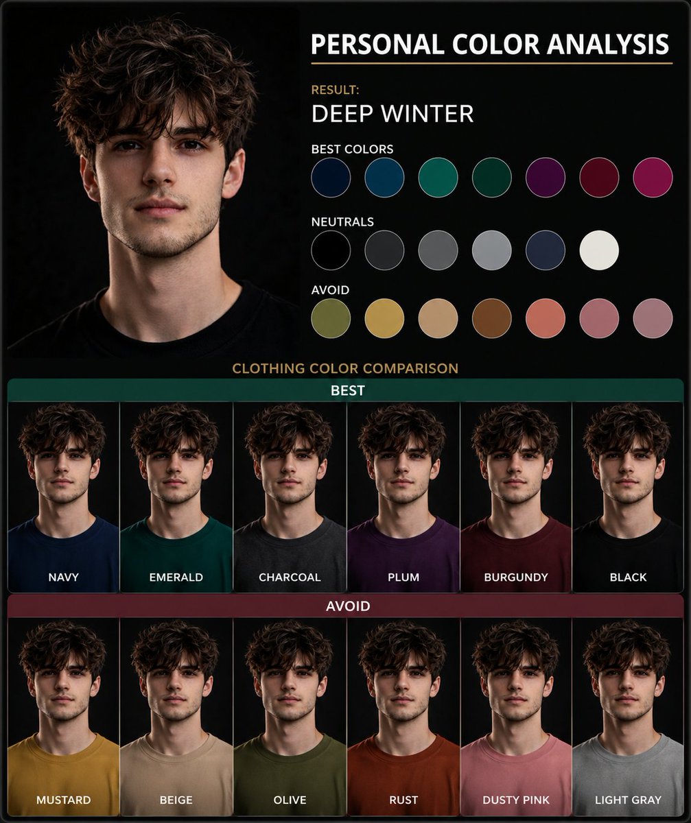 Personal Color Analysis Graphic Generator