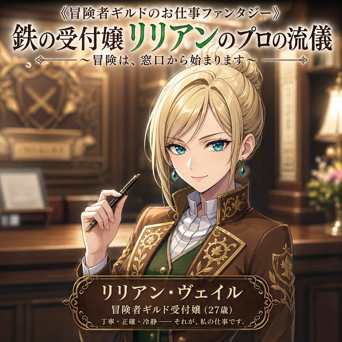 Fantasy Guild Receptionist Novel Cover