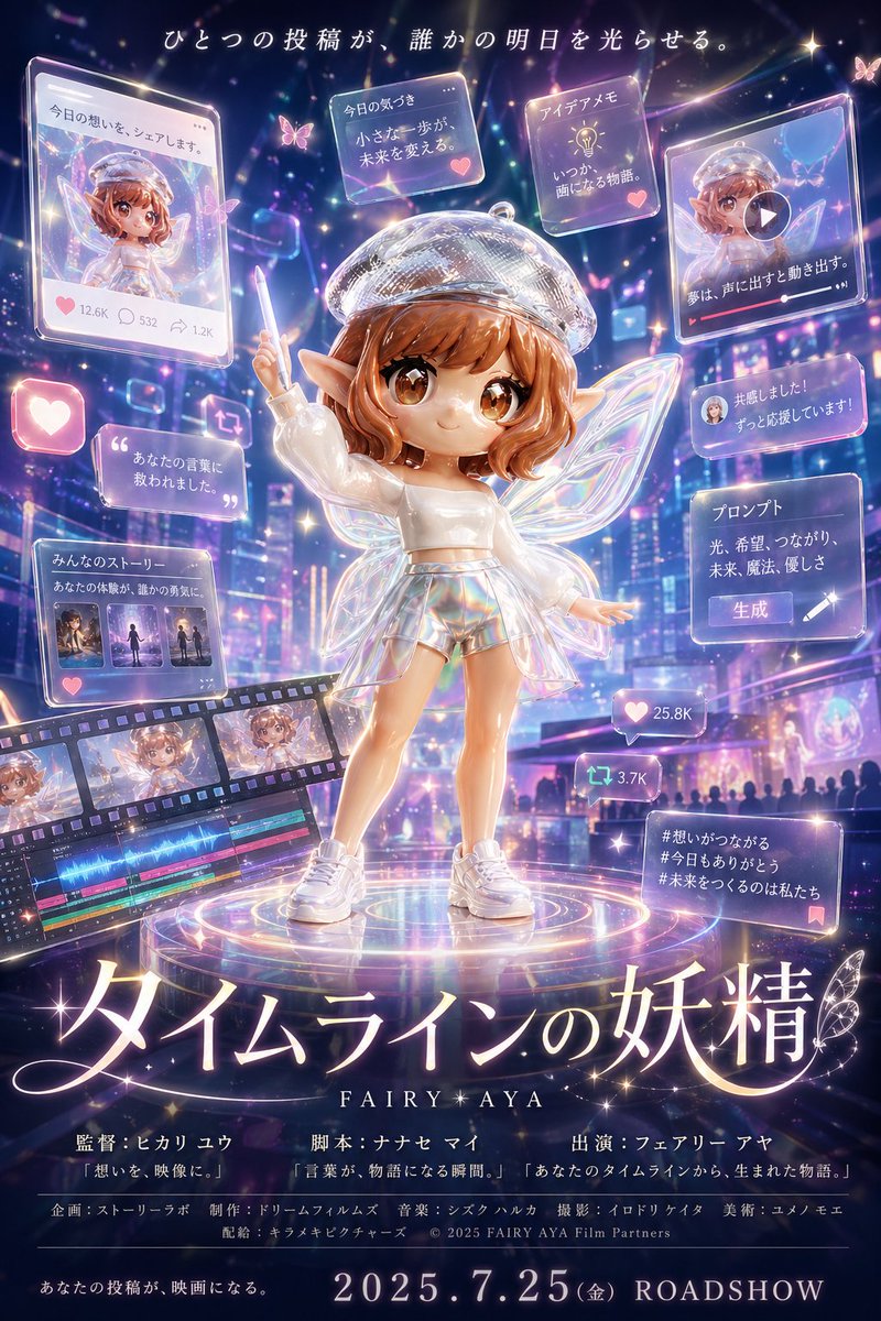 Fantasy Social Media Movie Poster