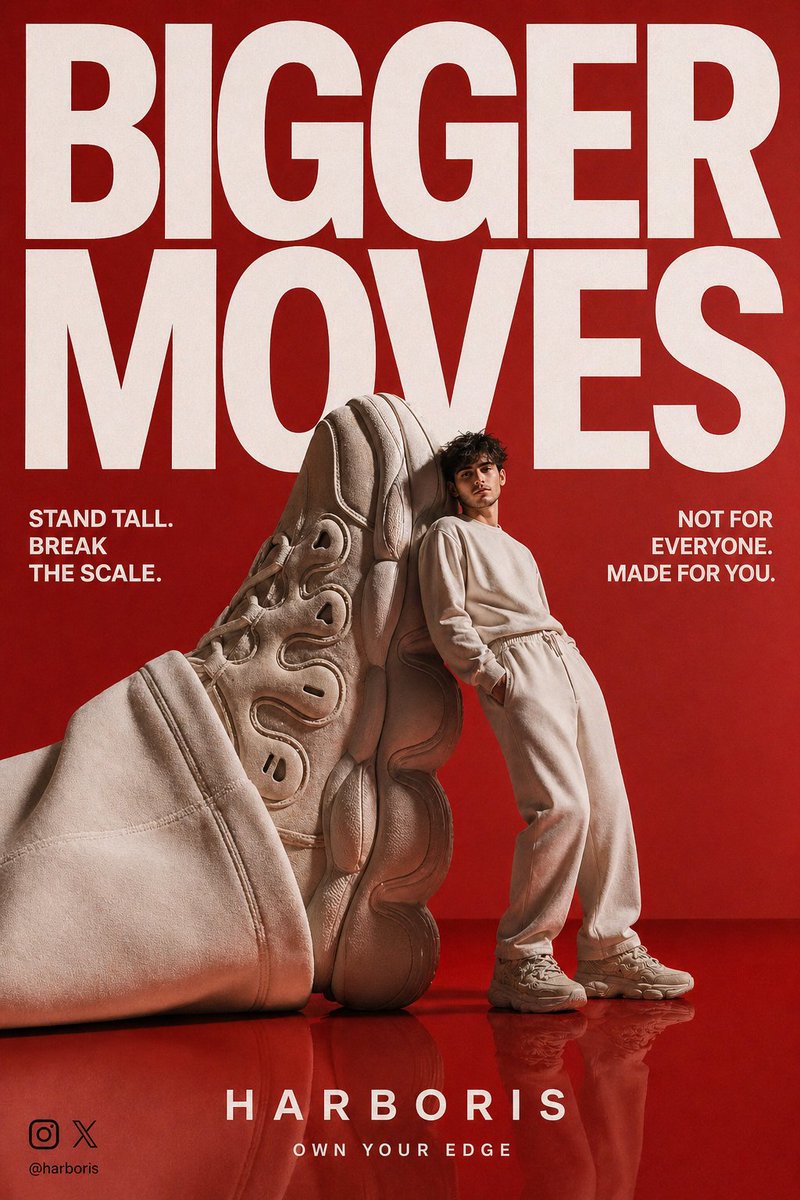 High-End Streetwear Campaign Poster