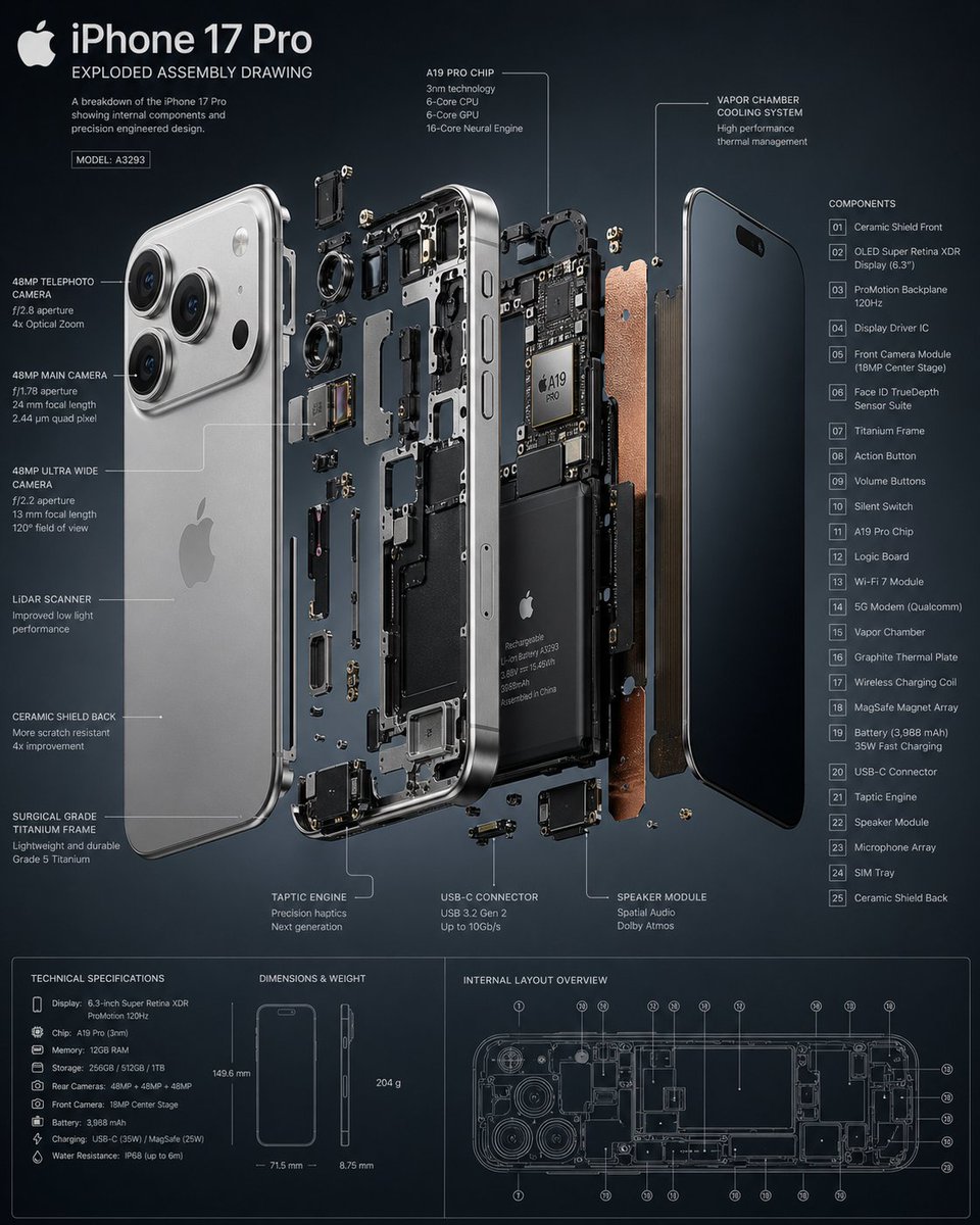 3D Exploded Assembly Drawing