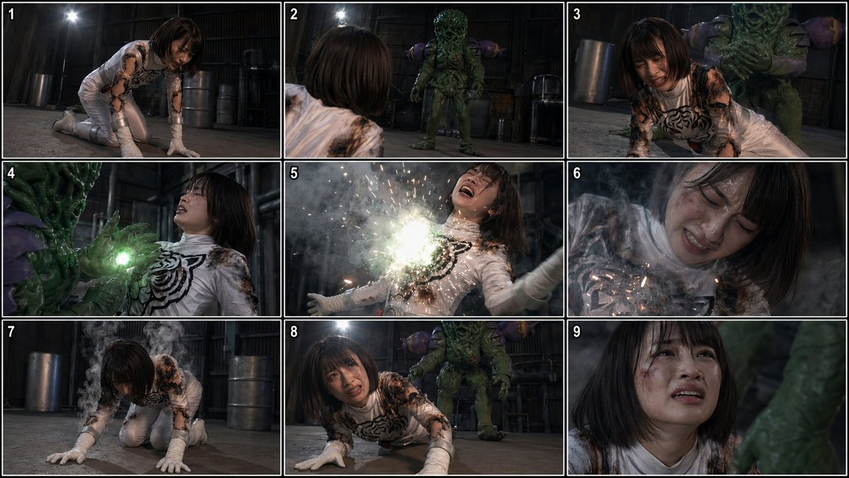 Superheroine Peril Storyboard Grid