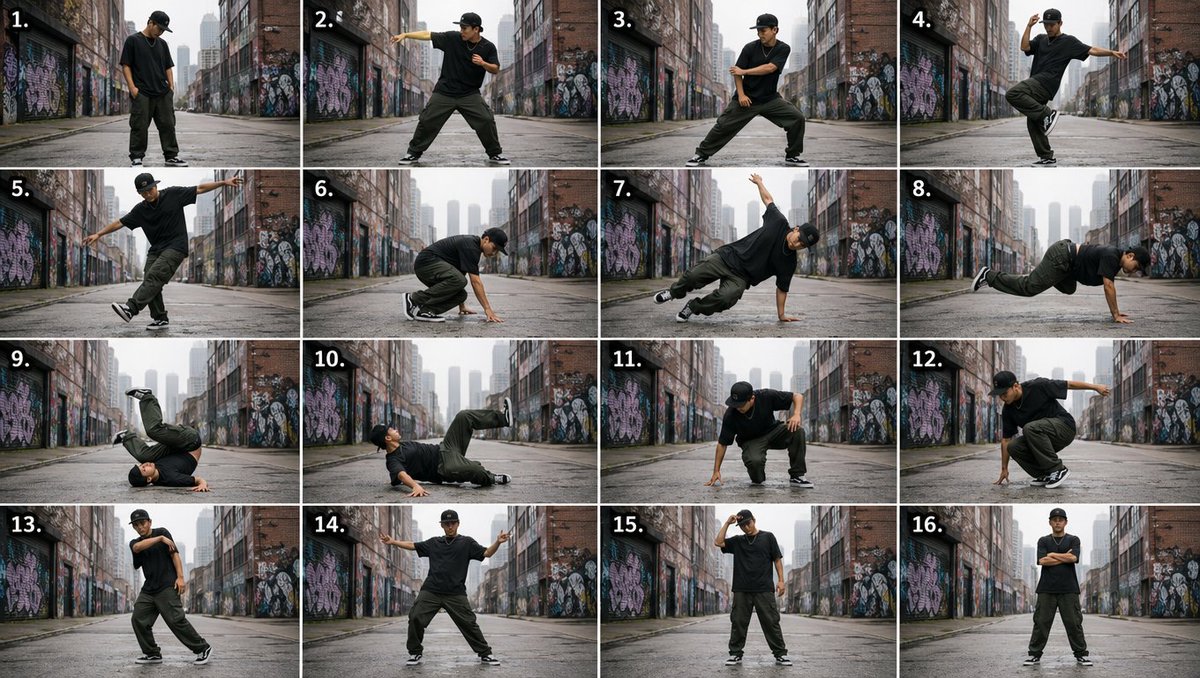 Urban Dancer Image Grid