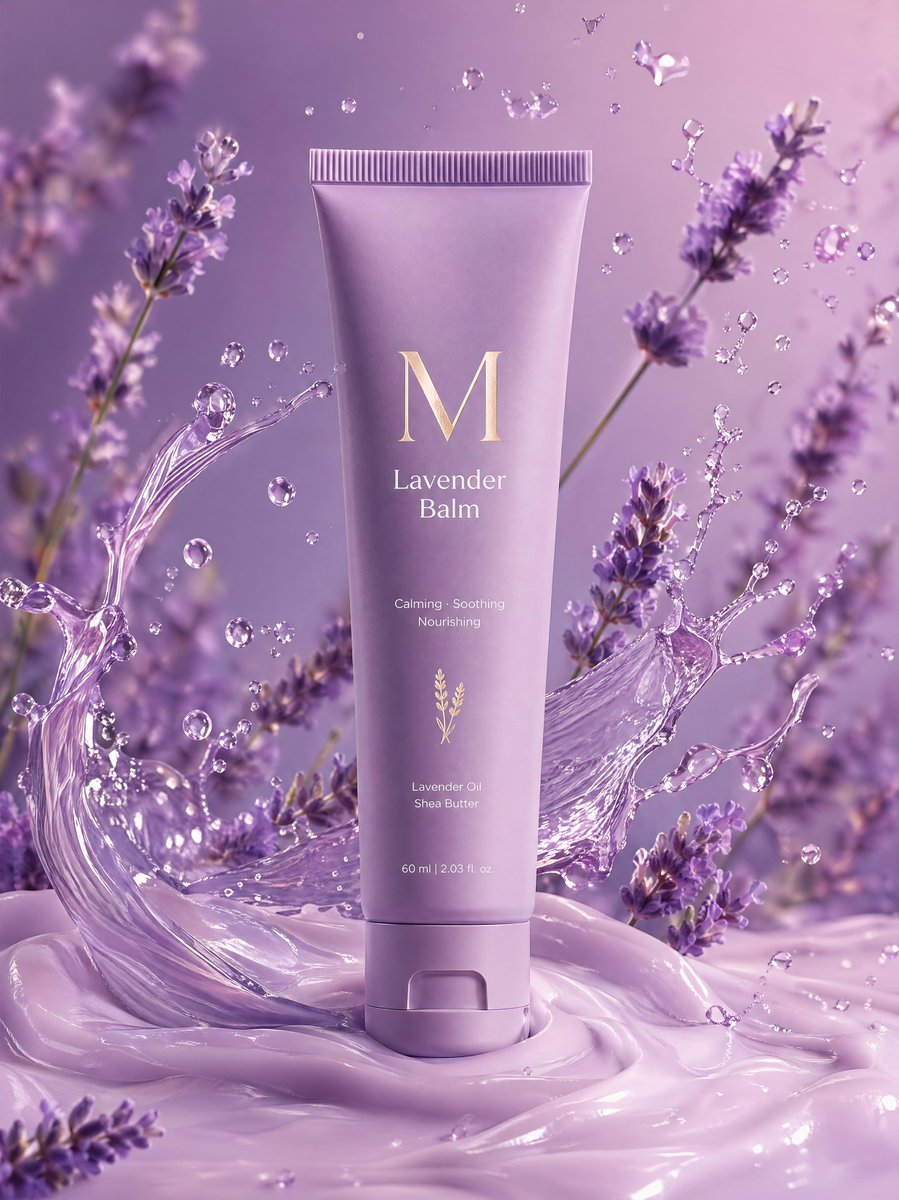 Premium Lavender Balm Product Shot