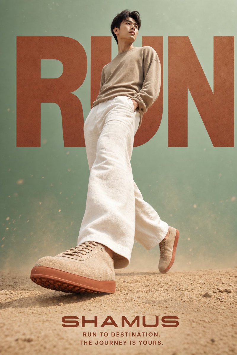 Lifestyle Sneaker Editorial Poster