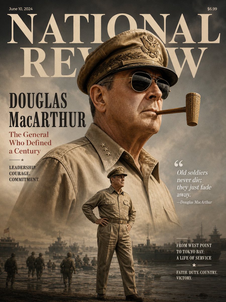 Layered MacArthur Magazine Cover