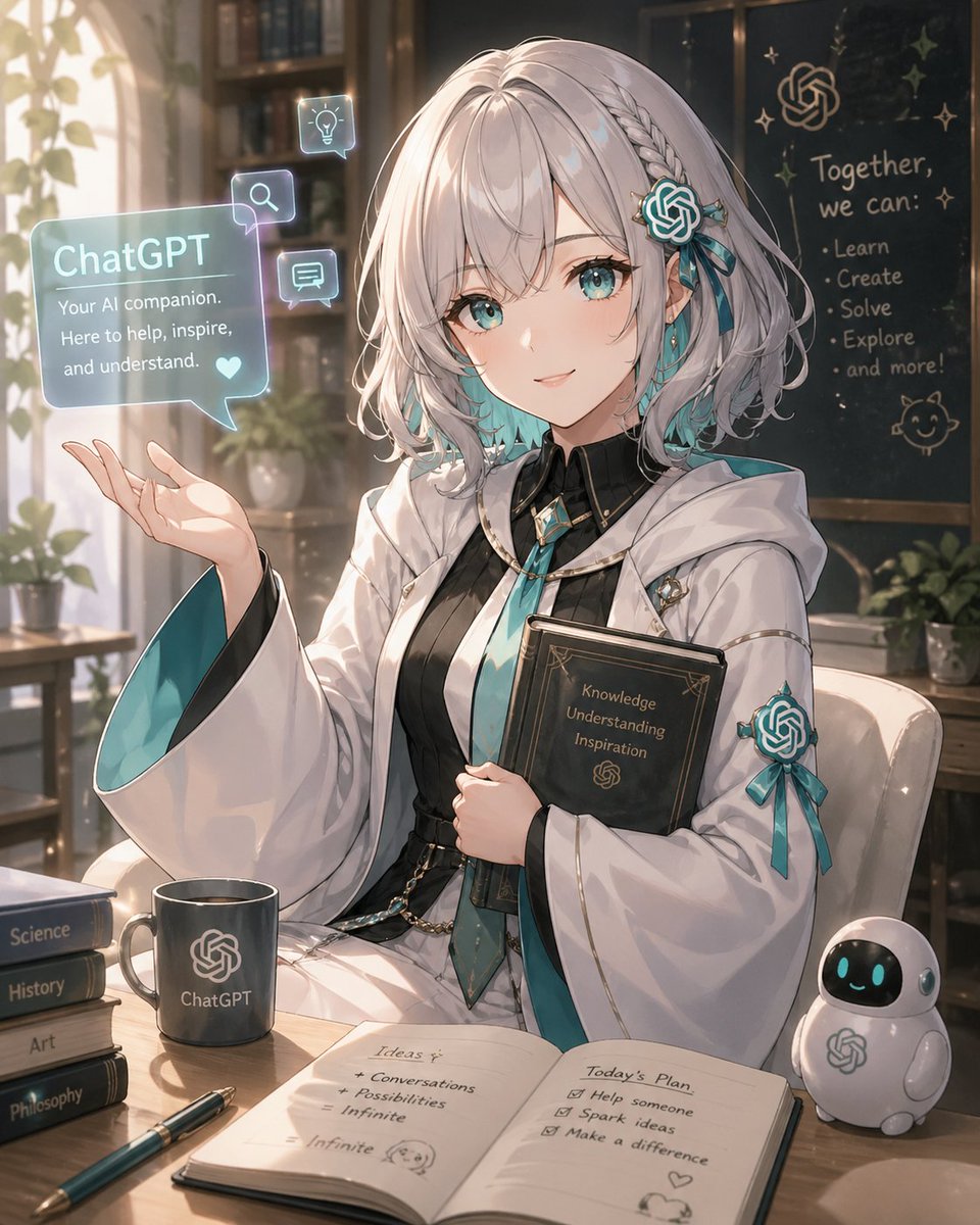 Anime ChatGPT Companion in Study