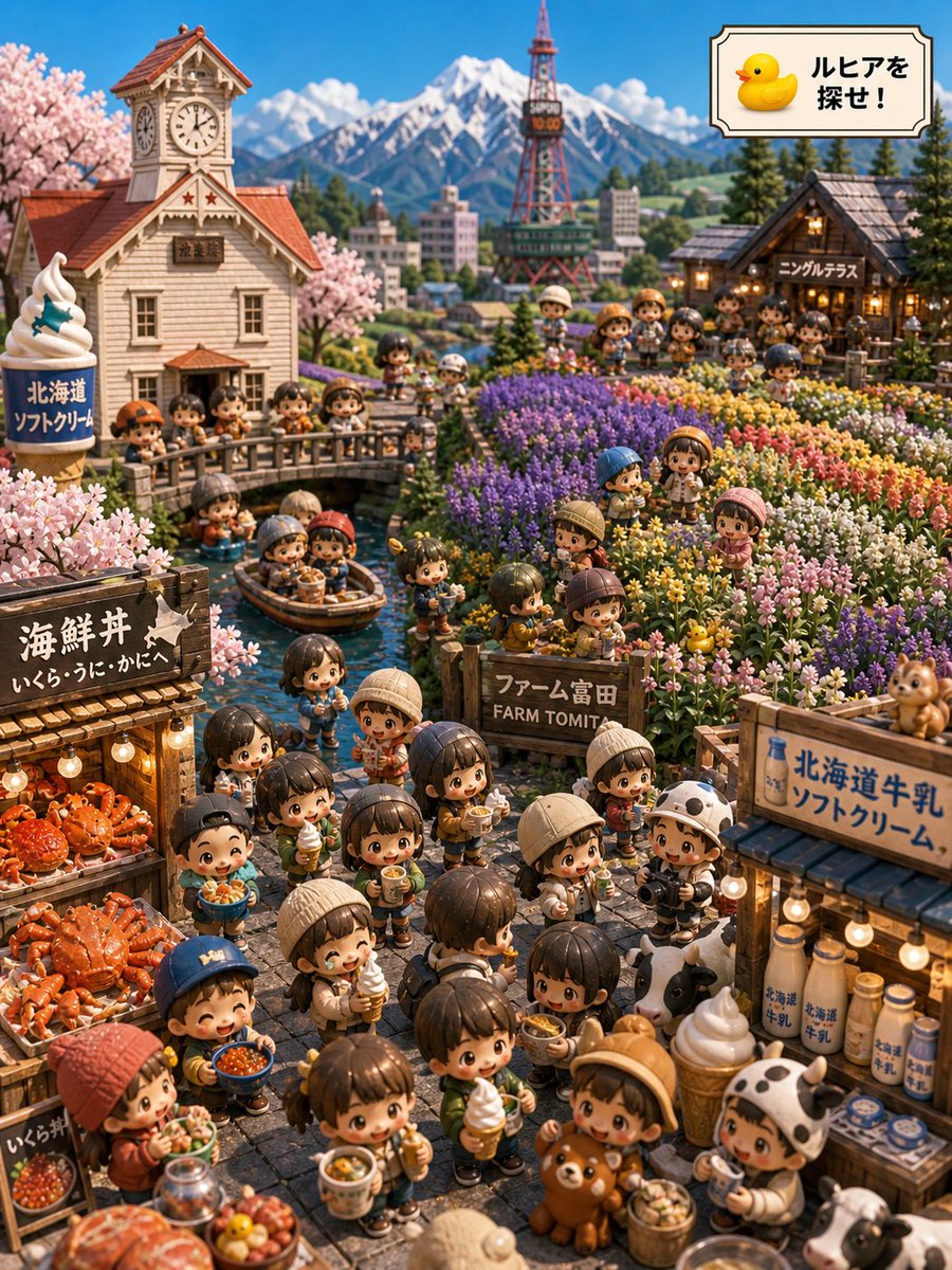 Hokkaido Hidden Duck Travel Puzzle