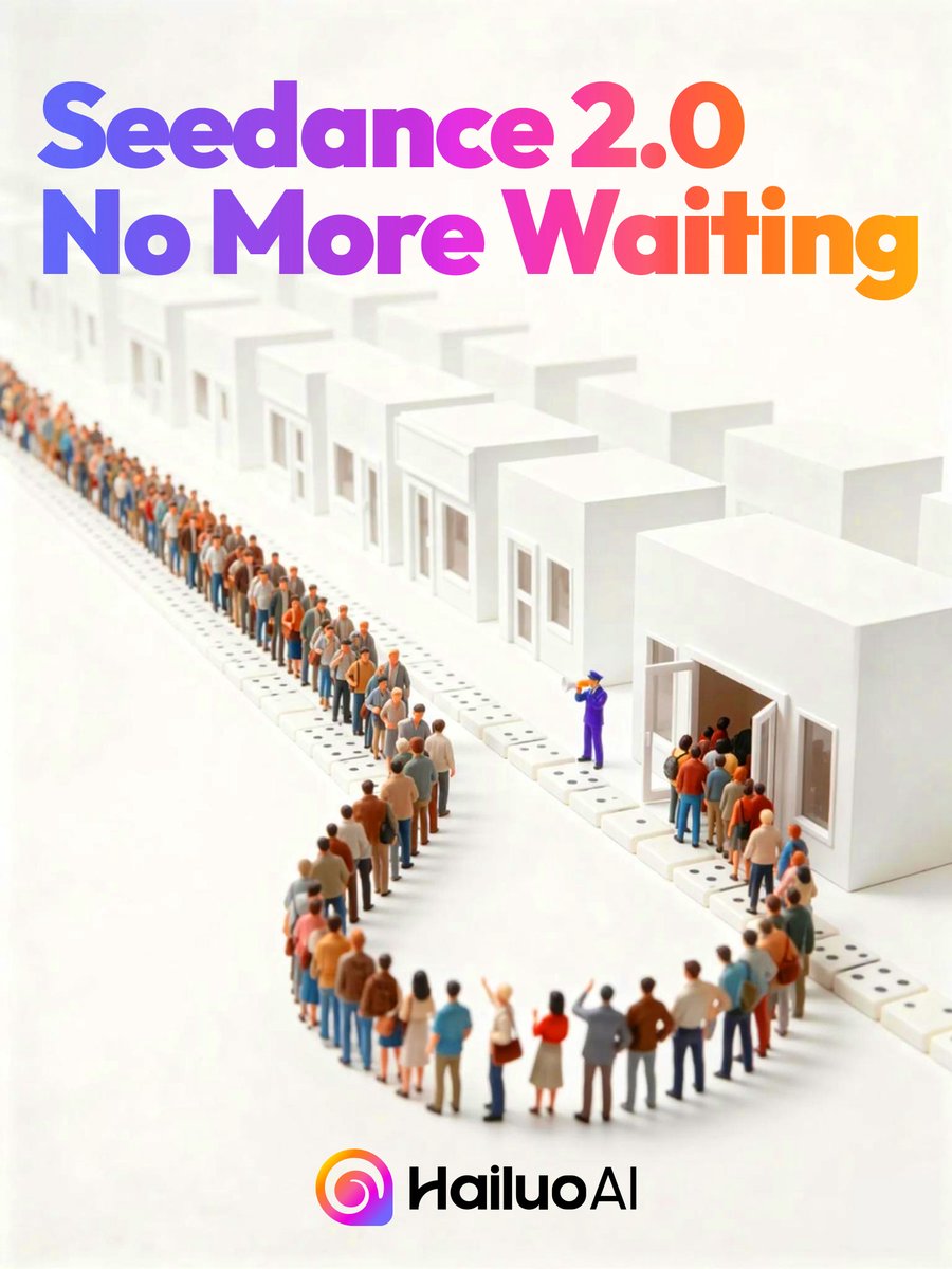 Seedance 2.0 Waiting Line Poster