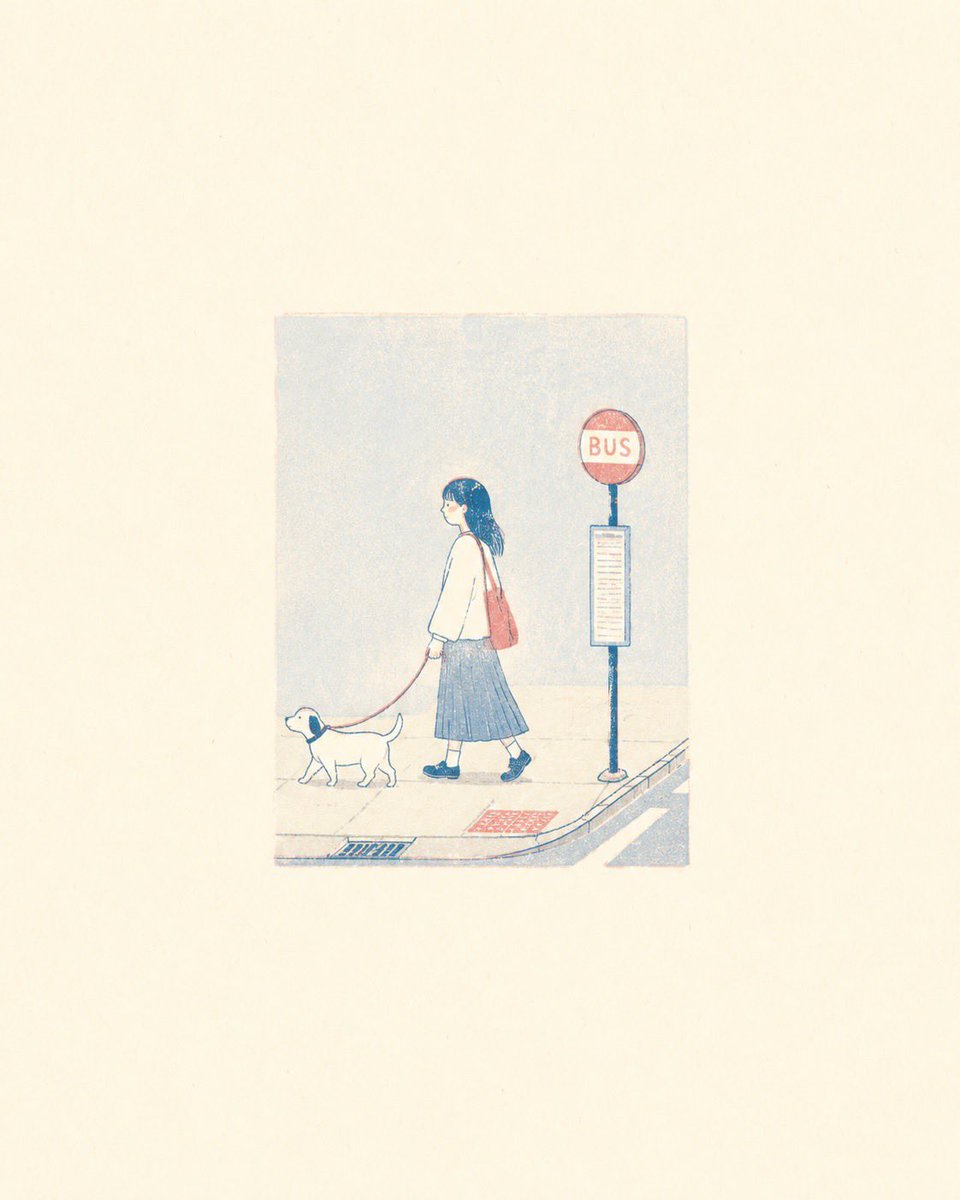 Minimalist Risograph Poetic Style