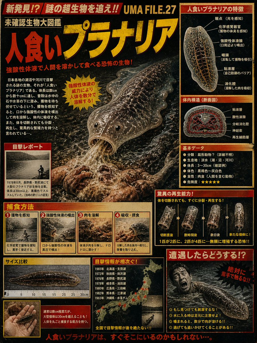 Retro Man-Eating Planaria Dossier