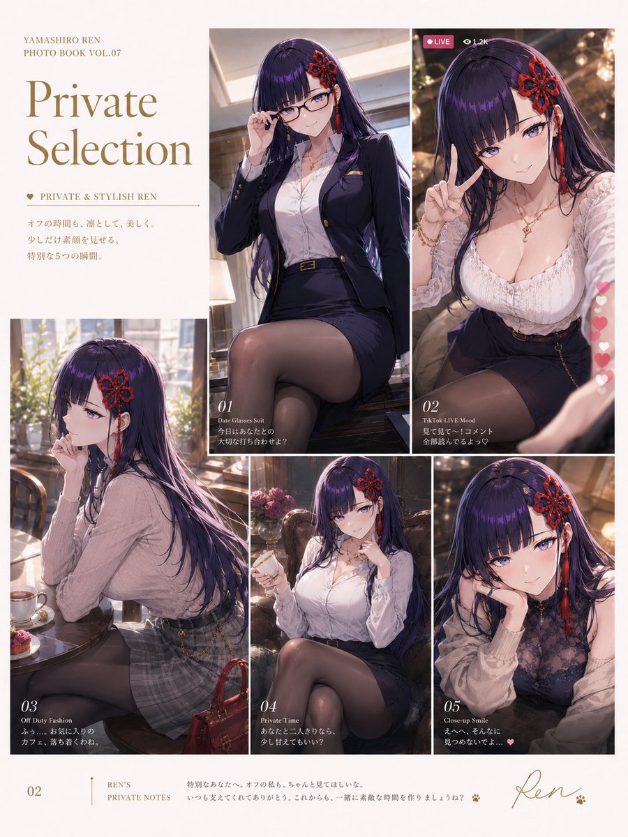 Private Selection Anime Photobook Page