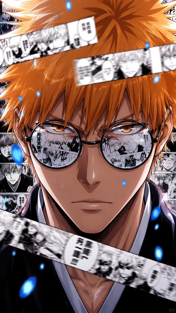 Bleach Style High-Impact Manga Poster