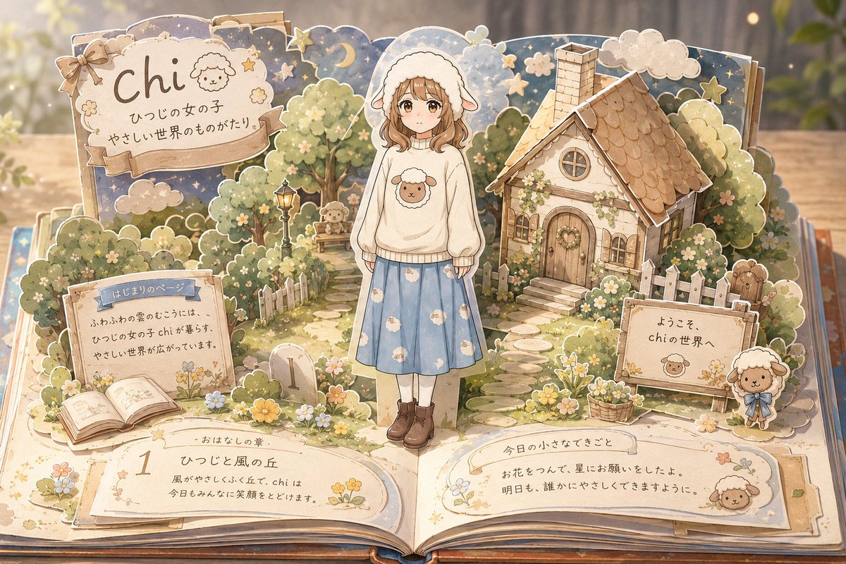 Sheep Girl Pop-Up Storybook