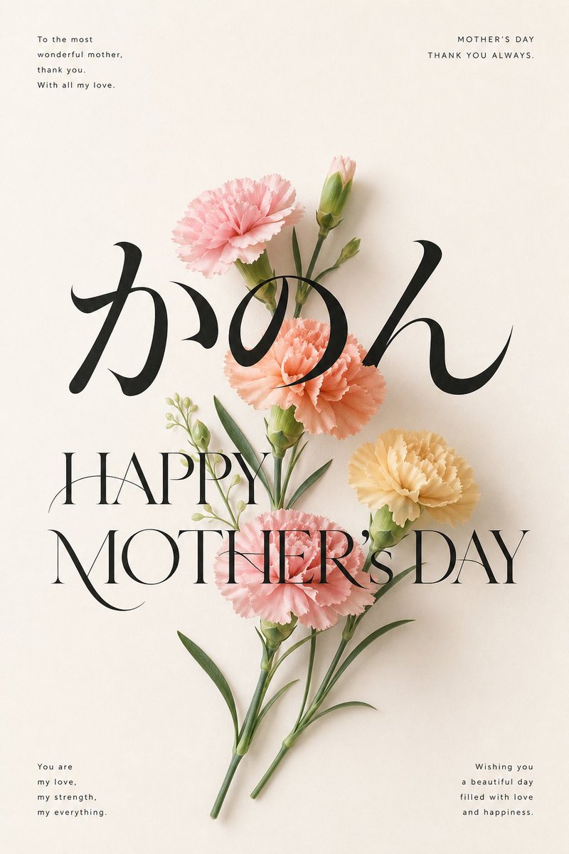 Elegant Carnation Mother's Day Wallpaper