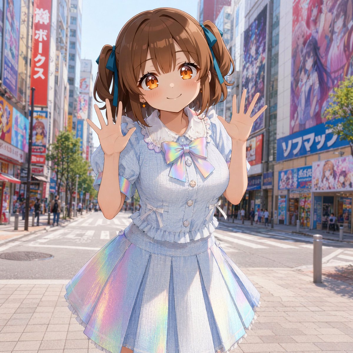 Censored Idol Girl in Akihabara