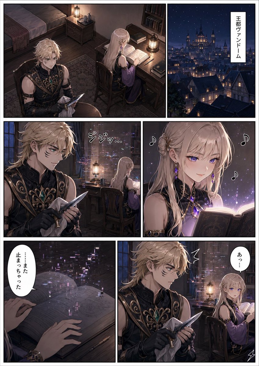 Dark Fantasy Manga Page