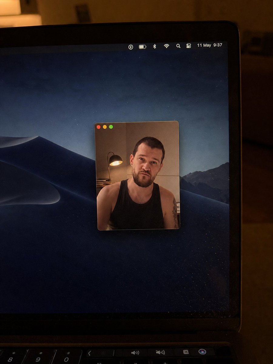 Realistic Mac Webcam Photo Edit