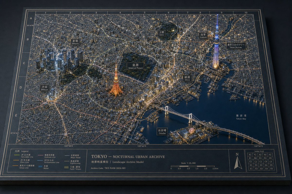 Tokyo Nocturnal Urban Archive