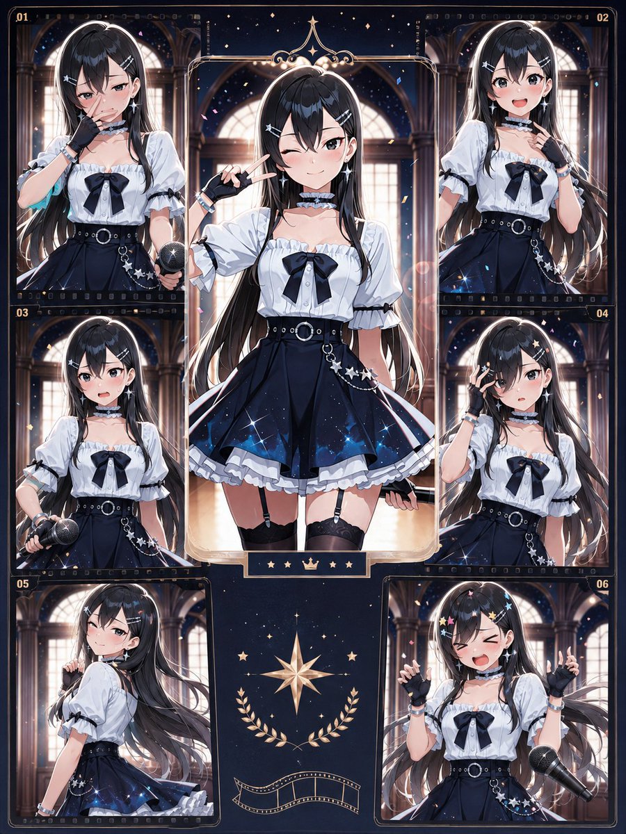 Celestial Anime Idol Collage